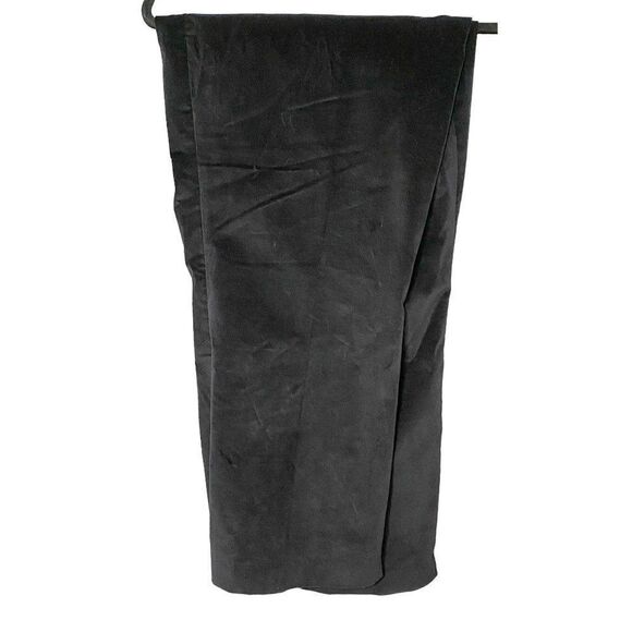 Halogen Black Velvet Wide Leg Trousers Pants Sz 22 Front & Back Pockets NEW - Picture 3 of 6